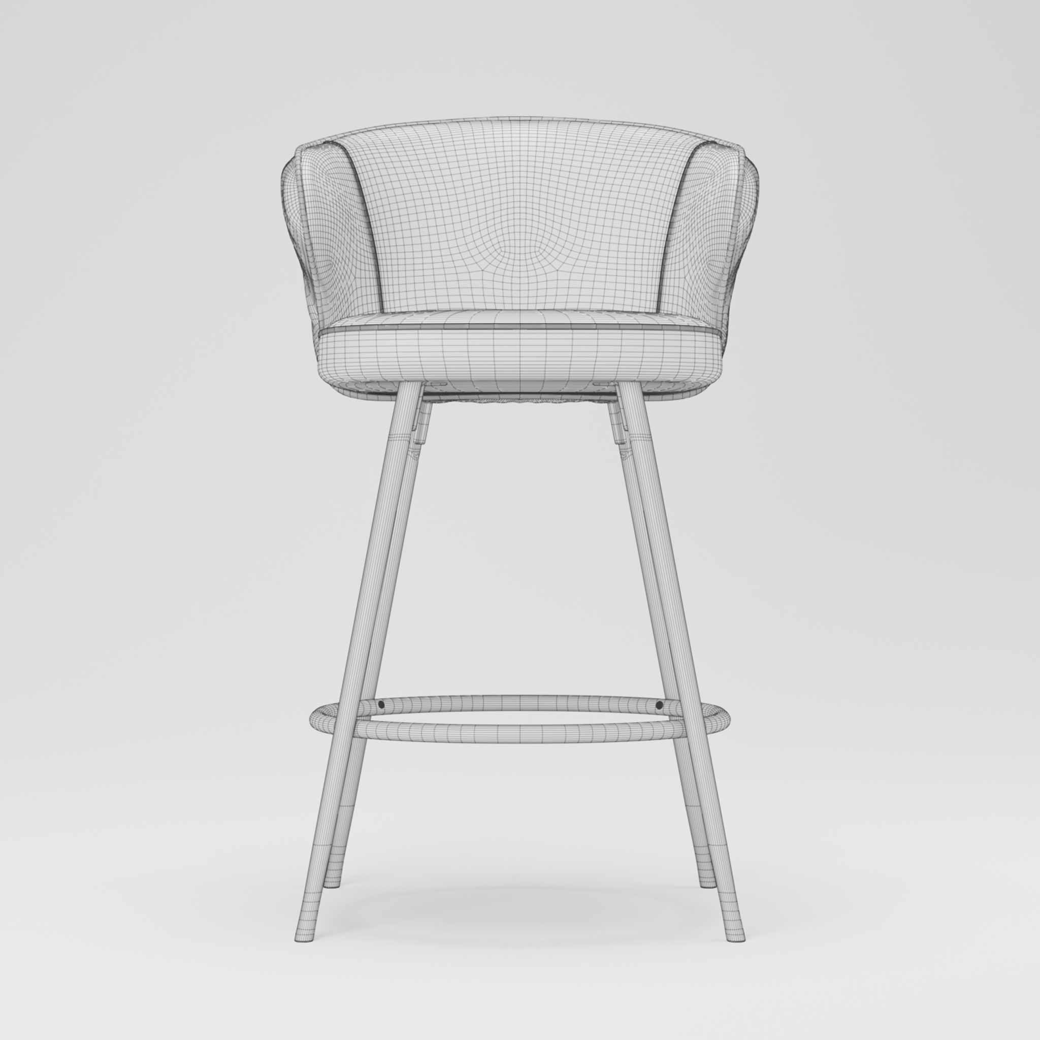 3D_Chair_Modeling_Wireframe