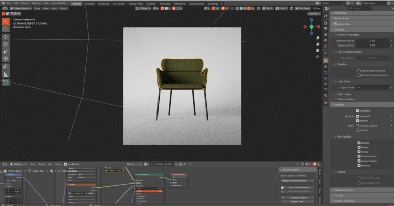 Step by Step Guide to Creating Stunning 3D Chair Modeling in Blender 1