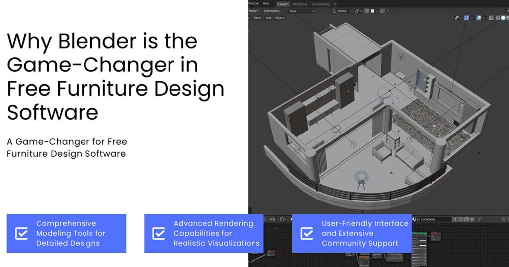 Why Blender is the Game-Changer in Free Furniture Design Software