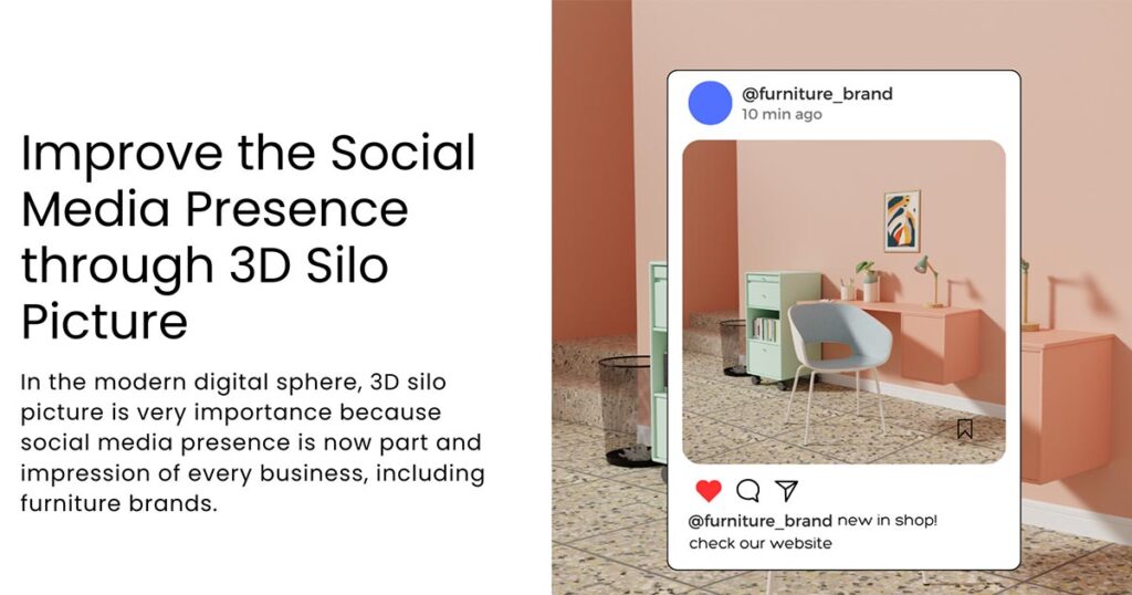 Improve the Social Media Presence through 3D Silo Picture