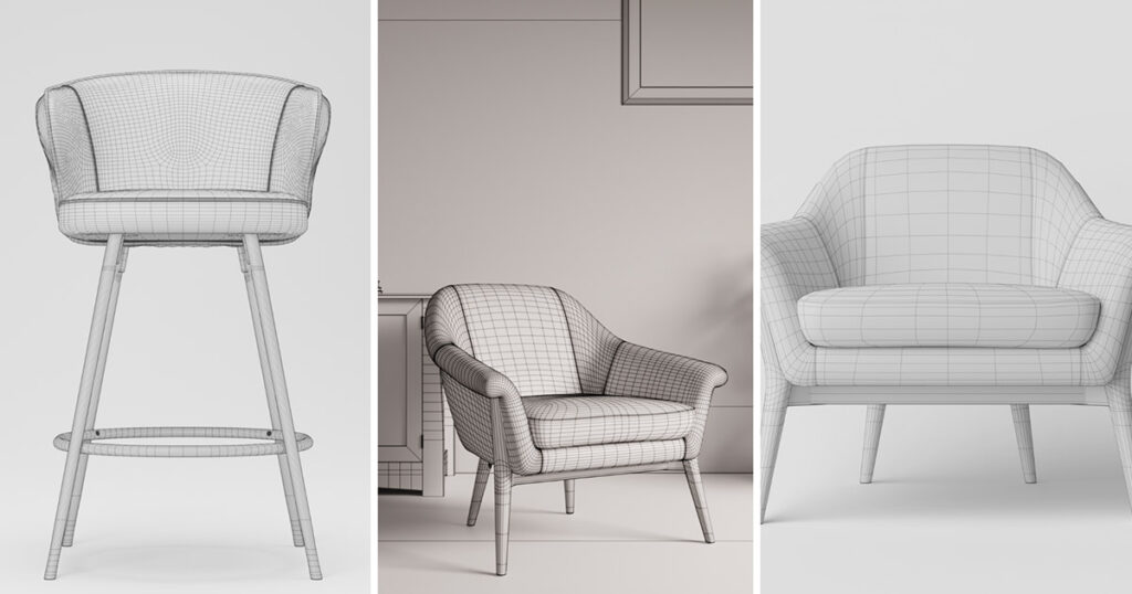 Understanding the 3D Polygon for Better Furniture Modeling and Rendering