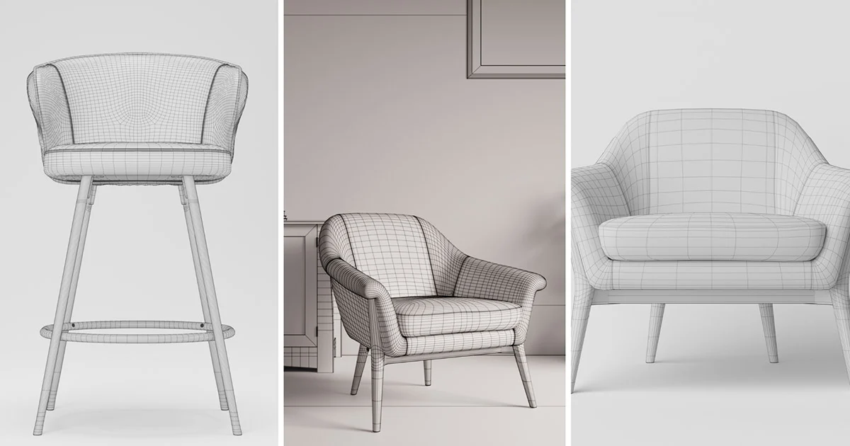 Understanding the 3d polygon for Better Furniture Modeling and Rendering 1