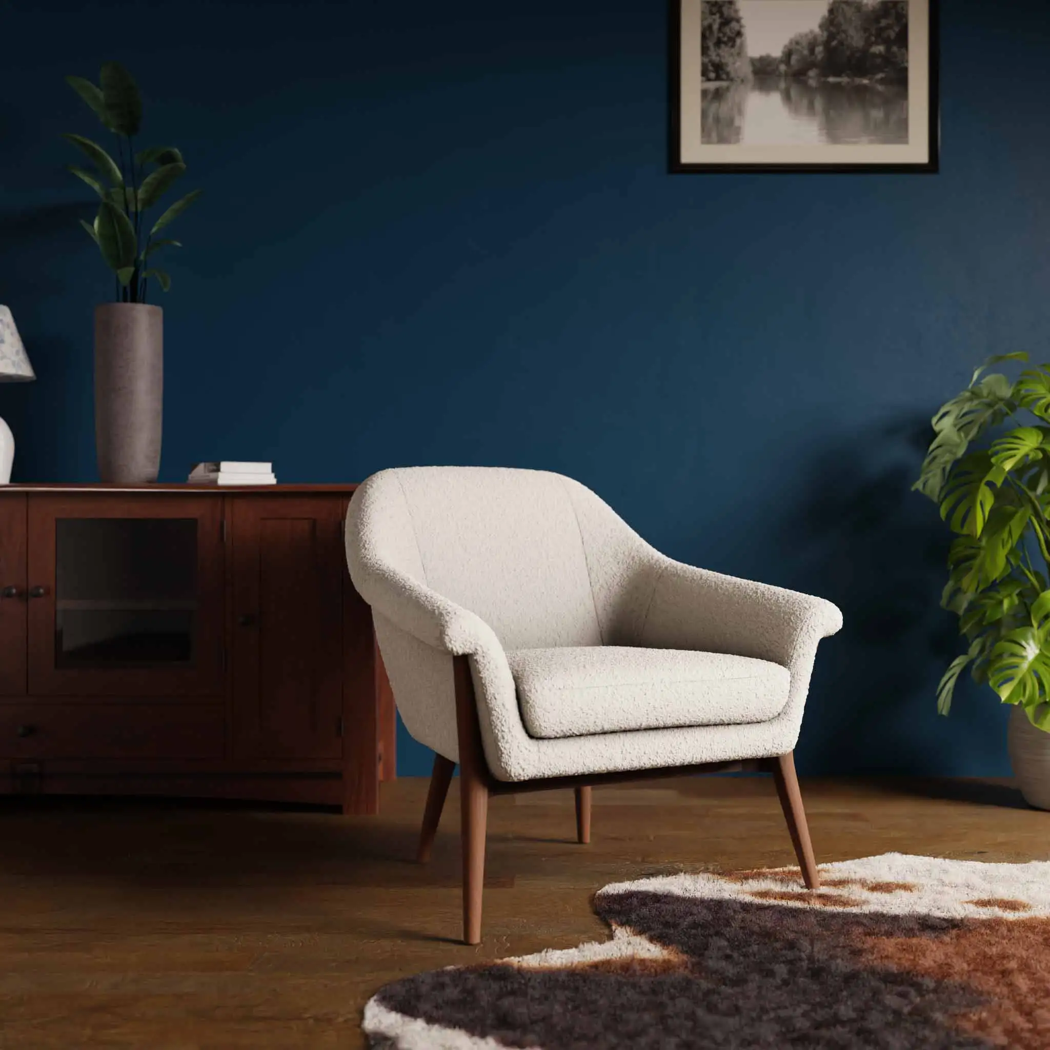 furniture 3d lifestyle scene