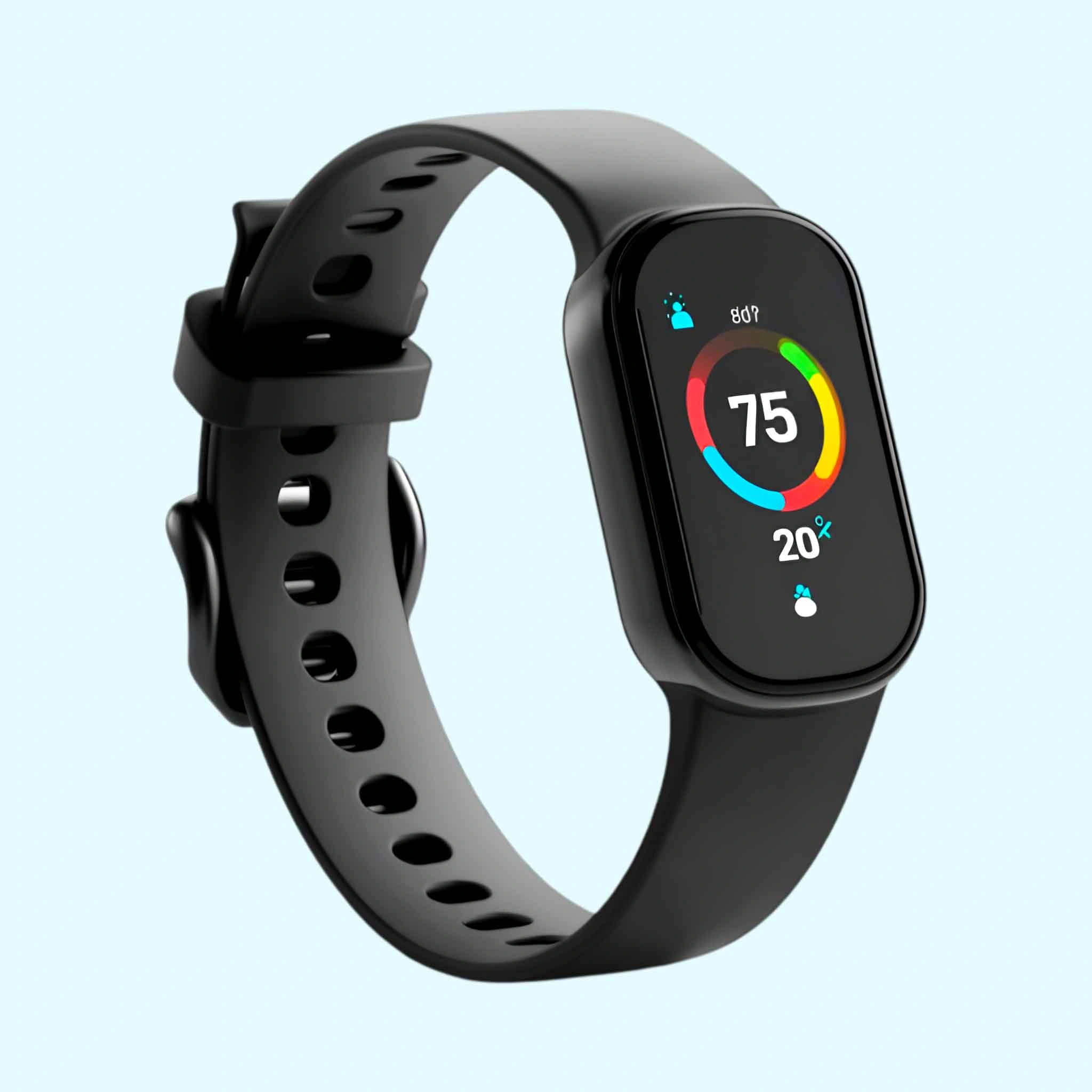 A Fitbit Charge 4 smartwatch designed for heart rate tracking