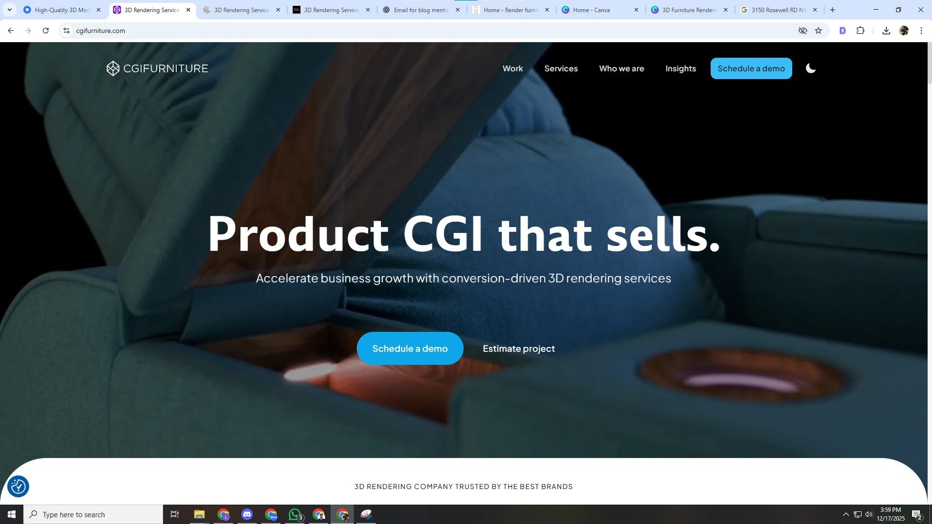 Cgi furniture