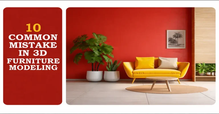 Blog. 10 Common Mistakes in 3D Furniture Modeling and How to Avoid Them