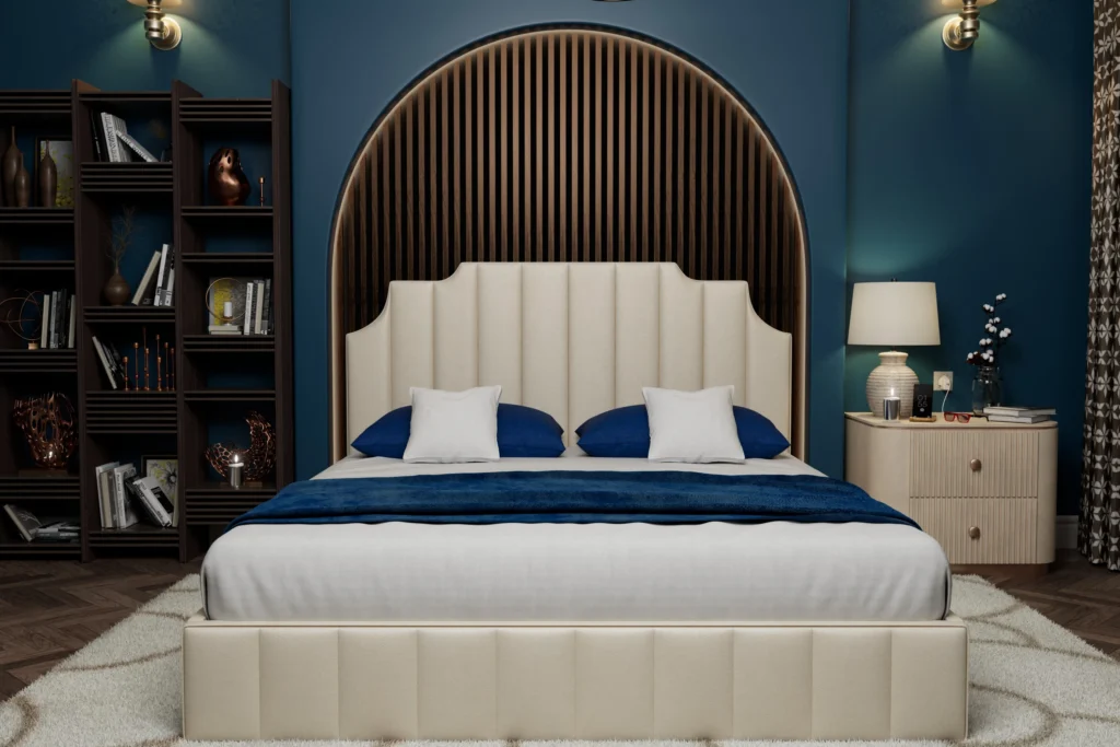 03 Modern Bed Cozy Front scaled