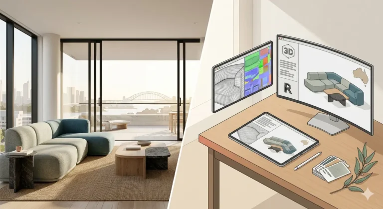 3D Furniture Rendering Services in Australia