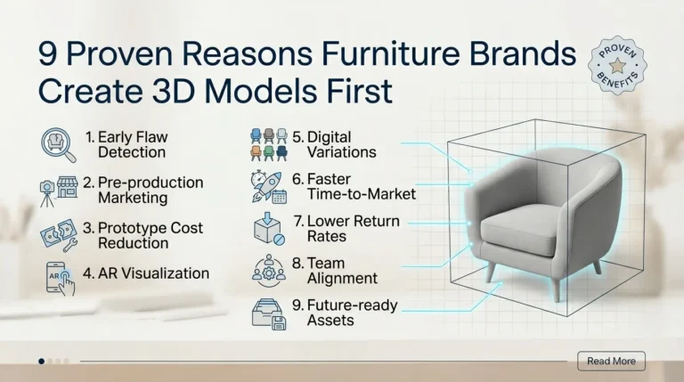 9 Proven Reasons Furniture Brands Create 3D Models First