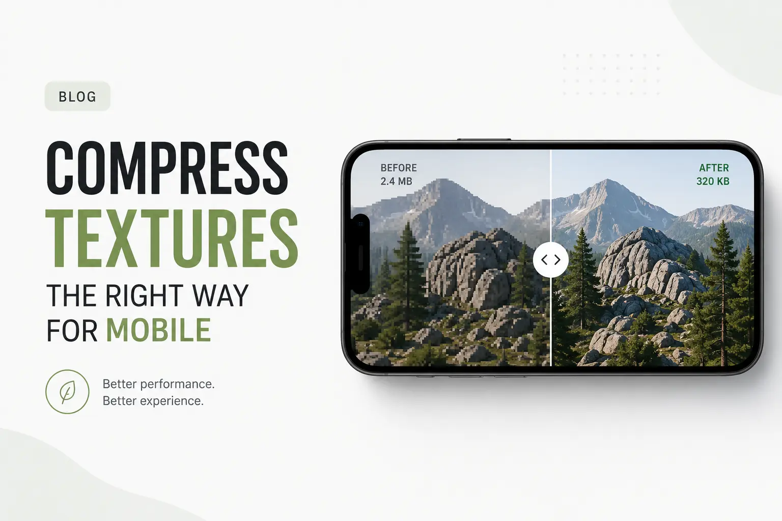 Compressing textures for better mobile performance