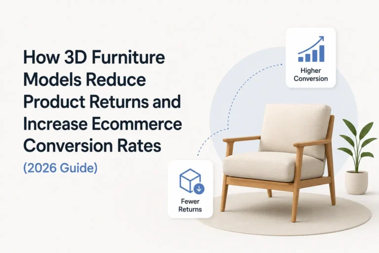 How 3D Furniture Models Reduce Returns & Boost Sales in 2026