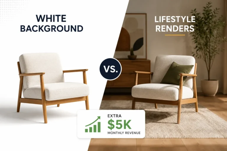 White Background vs. Lifestyle Renders