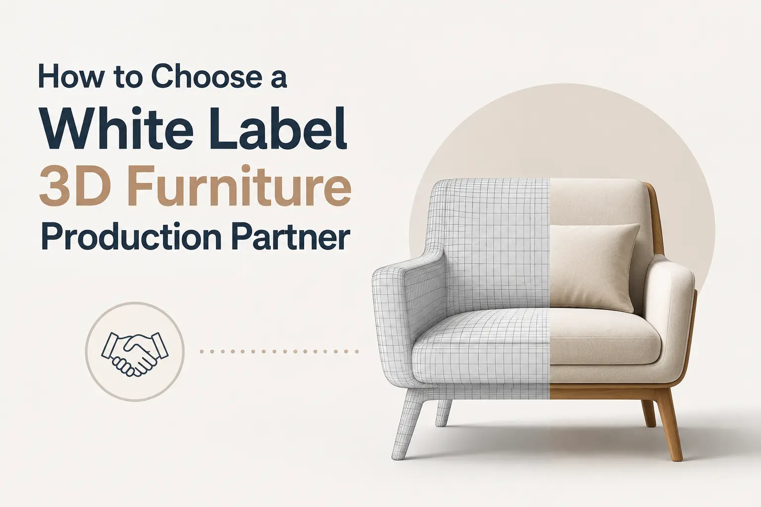 How to Choose a White Label 3D Furniture Production Partner