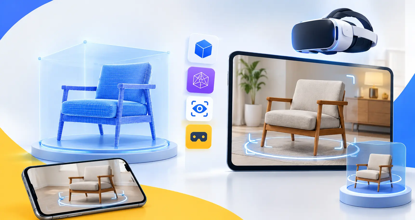 AR/VR-Ready Furniture Models: USDZ, glTF, Quick Look & Scene Viewer Specs